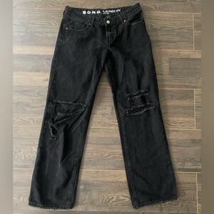 S.O.N.G 90’s boyfriend low rise jeans
